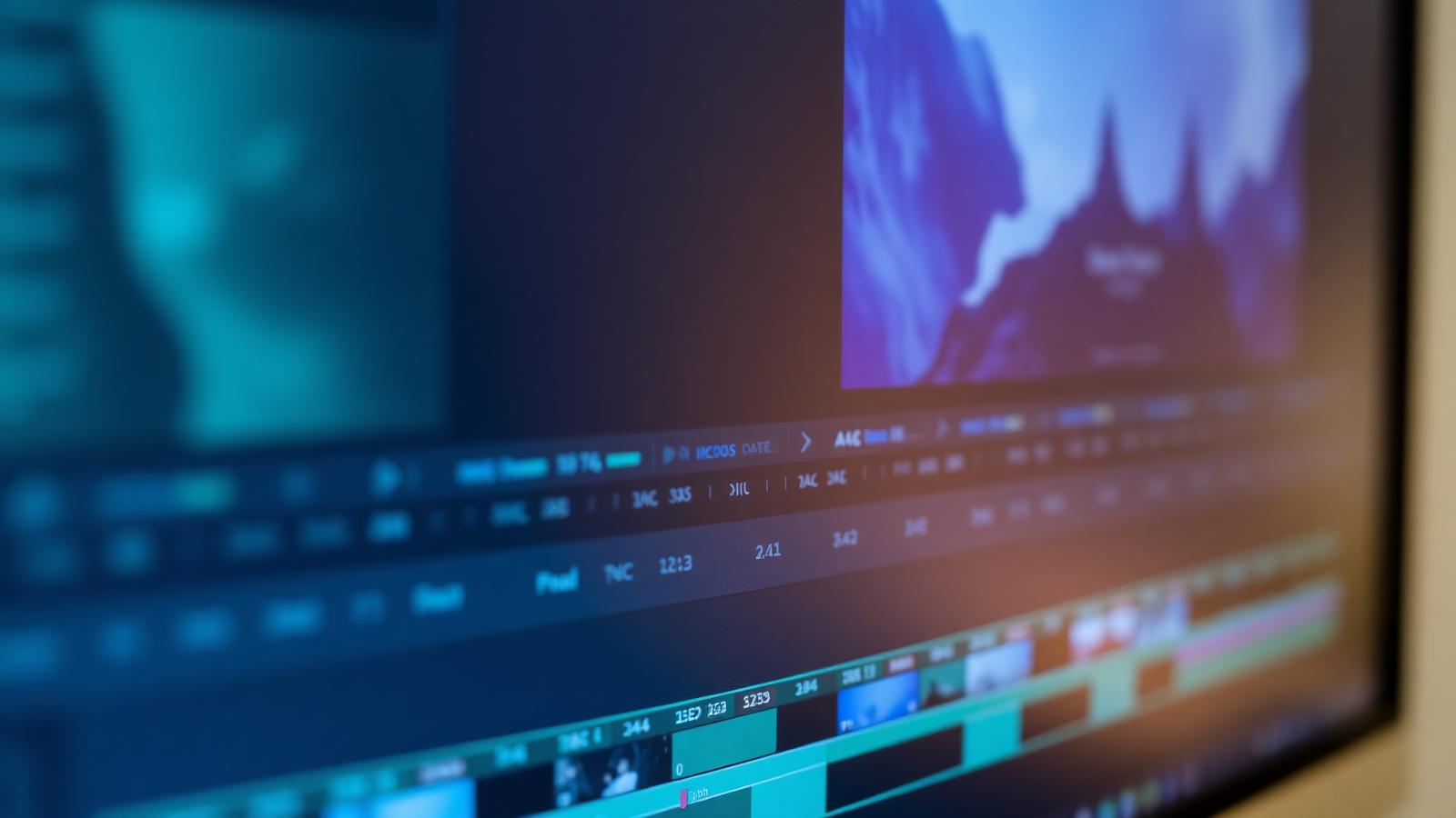 Editing timeline